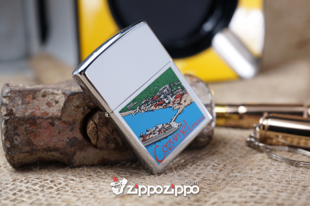 bật lửa zippo cổ cozumel mexico