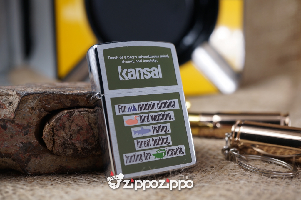 bật ửa zippo cổ kansan sản xuất năm 1996