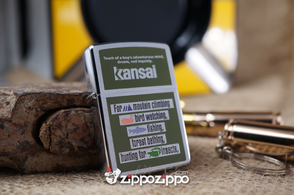 bật ửa zippo cổ kansan sản xuất năm 1996