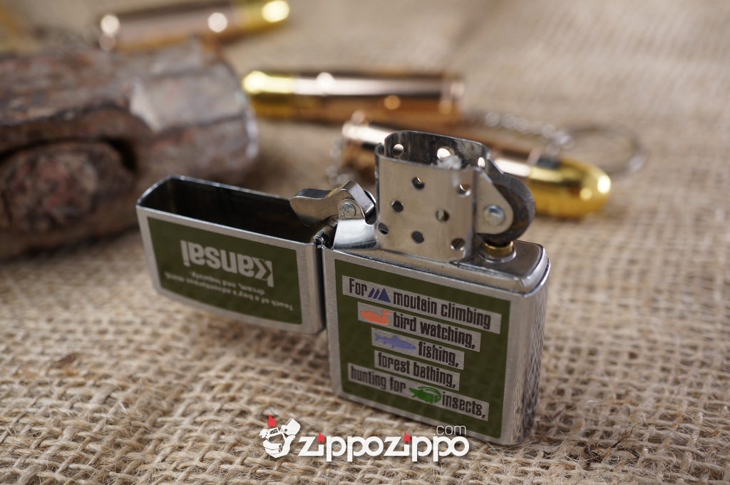 bật ửa zippo cổ kansan sản xuất năm 1996