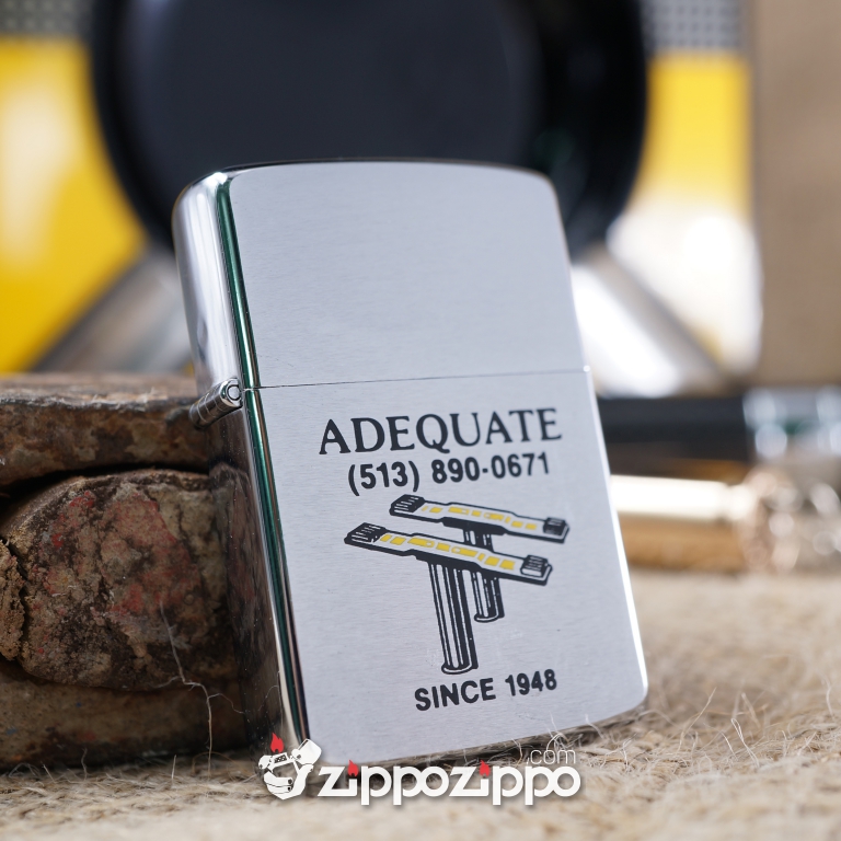 bật lửa zippo cổ adequate sản xuất năm 1988