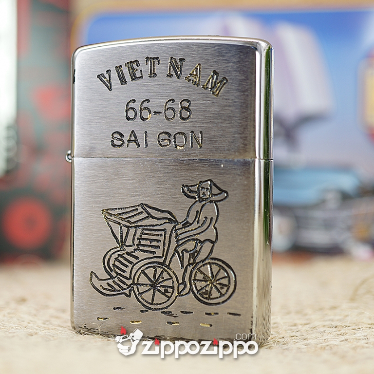 Bật lửa zippo chiến tranh việt nam sản xuất 2017( Sài Gòn 66-68)