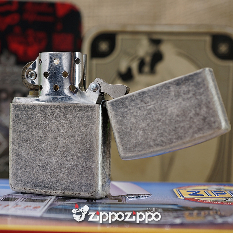 Zippo Cổ Lighter Fluid Sản Xuất Năm 1966