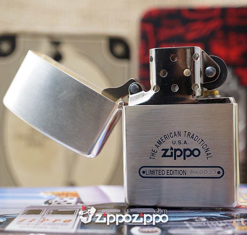 Set Zippo + Đồng Hồ. The American Traditional - 1999