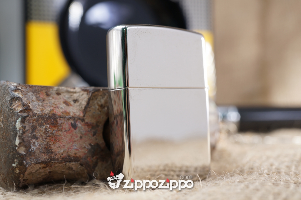 Zippo Cổ Màu đồng Trơn Bóng Sản Xuất Năm 1998