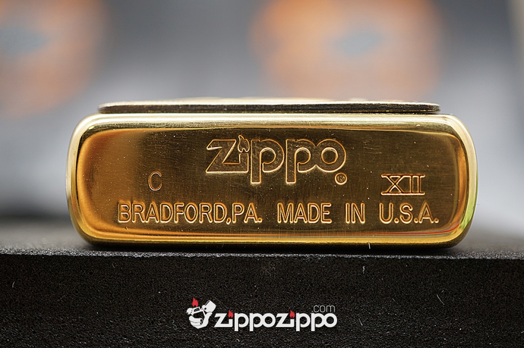 bật lửa zippo cổ dập nổi hình ruột zippo