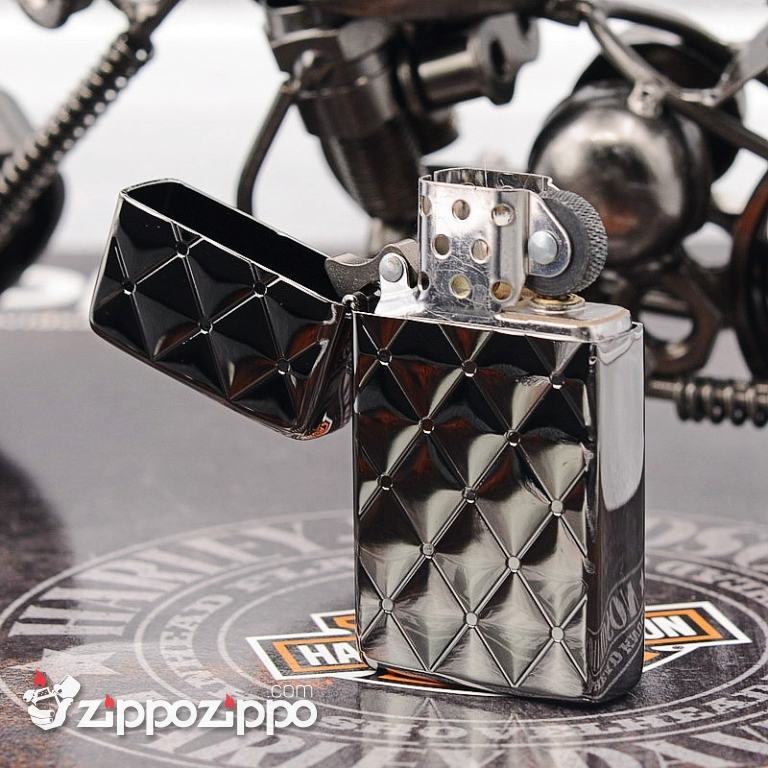 Bật Lửa Zippo Phiên Bản Hàn Quốc Trạm Khắc Kiểu Dáng Slim