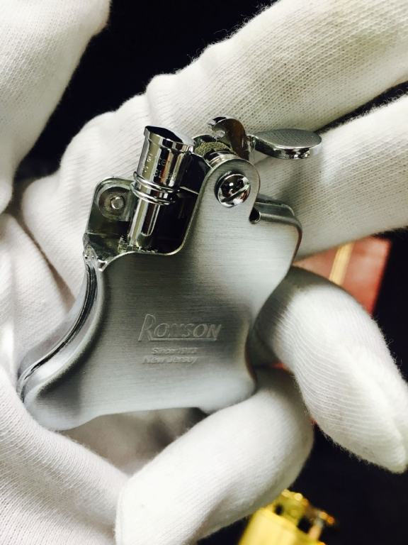 Bật lửa RONSON R01-0025 chính hãng nhật since 1913 mầu bạc