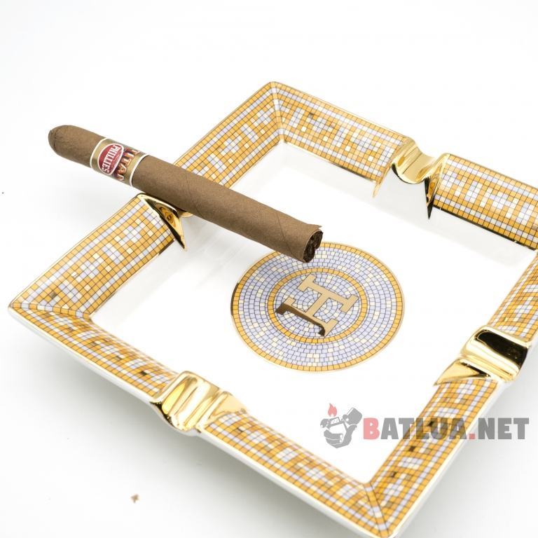 Gạt tàn xì gà (cigar) sứ 4 điếu cao cấp