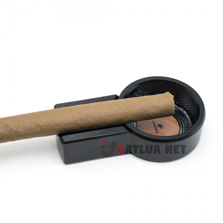 Set gạt tàn xì gà (Cigar), ống đựng xì gà, dao cắt xì gà Cohiba Màu Đen