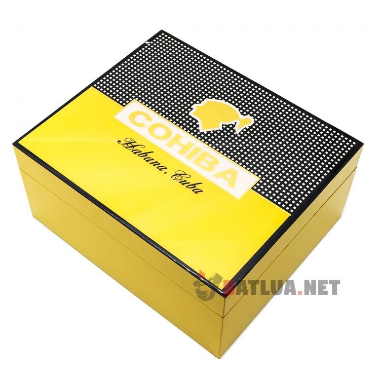 Hộp đựng Cigar (xì gà) Cohiba chất liệu gỗ Tuyết tùng cao cấp