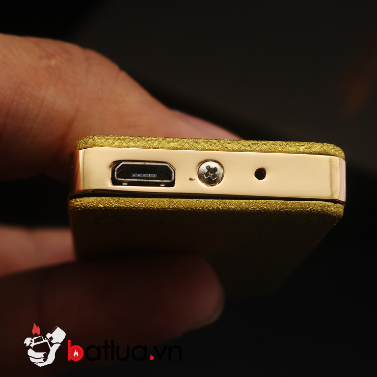 Bật lửa sạc điện USB mercedes benz màu vàng