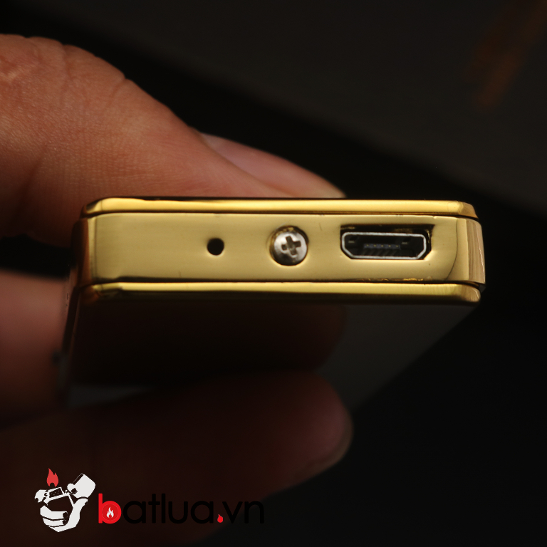 Bật lửa sạc điện USB GUCCI vàng