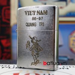 Bật lửa zippo chiến tranh việt nam sản xuất 2017( Quảng Trị 66-67 ) - Mã SP: ZPC1506