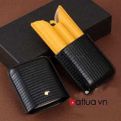 Bao da đựng xì ga chính hãng cohiba đựng tối đa 3 điếu - Mã SP: PKXG3319