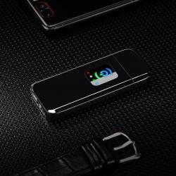 Bật Lửa Cảm Ứng Sạc USB Màu Đen Bóng - Mã SP: BLD0044A