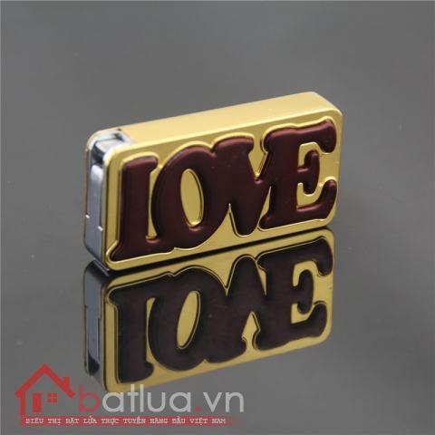 Bật lửa chữ love Fq-609 ( lừa khò )