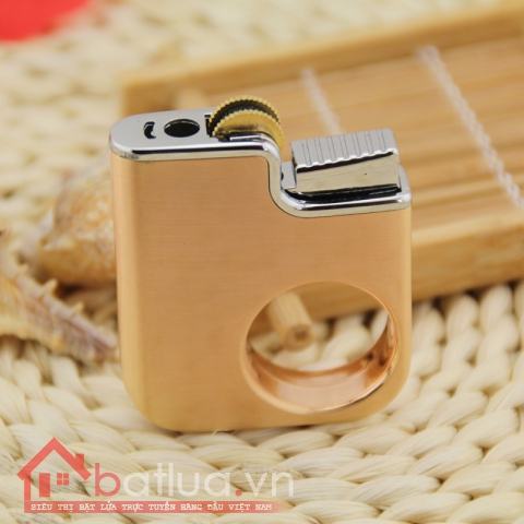 Bật lửa đánh đá phong cách lạ lỗ tròn ở giữa