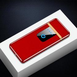Bật lửa điện cảm ứng sạc USB TH767 màu đỏ - Mã SP: BLD0033C