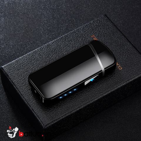 Bật lửa điện sạc USB phiên bản 2019 màu đen