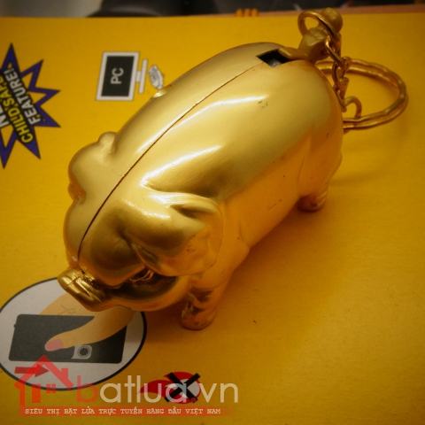 Bật lửa hình chú heo vàng may mắn MS88 006