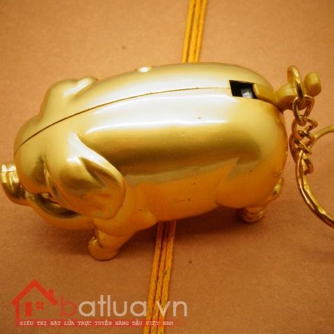 Bật lửa hình chú heo vàng may mắn MS88 006