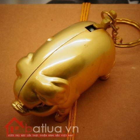Bật lửa hình chú heo vàng may mắn MS88 006