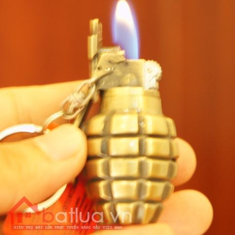 Bật lửa hình lựu đạn loại nhỏ - lửa thường - MS55 033