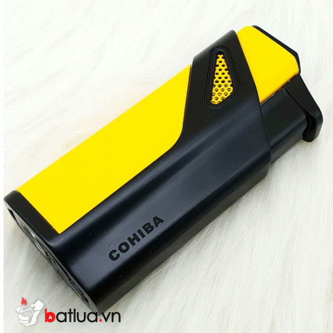 Bật Lửa Khò Xì Gà 3 Tia Kèm Đục Cohiba COB981 Chính Hãng