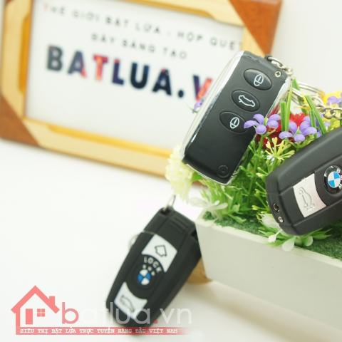 Bật lửa kiêm móc khóa xe ô tô BMW - Lửa khò MS88 095