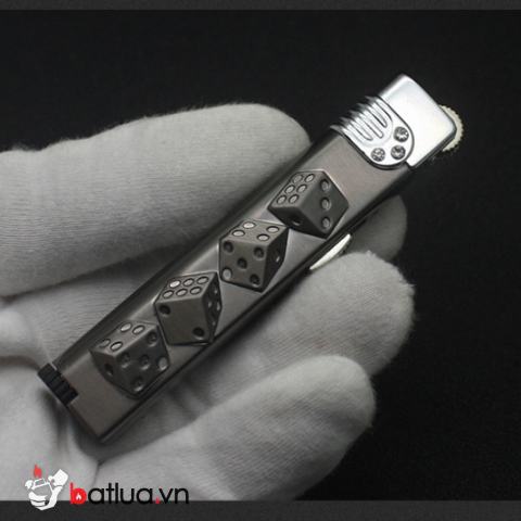 Bật Lửa  Mô HÌnh Xúc Xác Ngọn Lửa Xanh