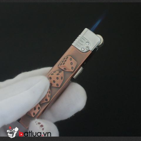 Bật Lửa  Mô HÌnh Xúc Xác Ngọn Lửa Xanh