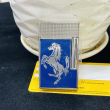 Bật lửa S.T. Dupont Ferrari Xanh Dương – Bạc Cao Cấp  -  Dupont phong cách thể thao tinh tế