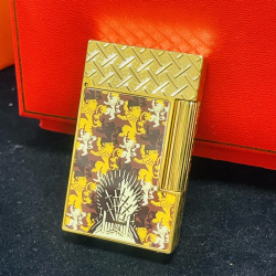 Bật lửa S.T. Dupont Ligne 2 Ngai Sắt Quyền Lực – Vương Tọa Vô Danh | Nghệ thuật men cao cấp Pháp - Mã SP: DP0077