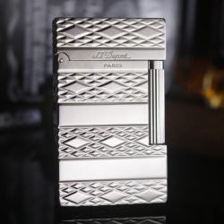 Bật lửa ST Dupont mẫu A154 đan chéo - Mã SP: DHK0222