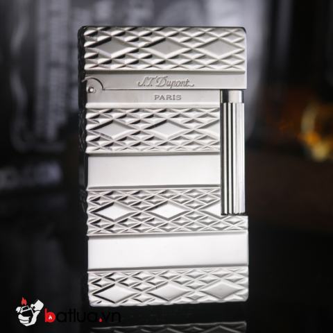 Bật lửa ST Dupont mẫu A154 đan chéo