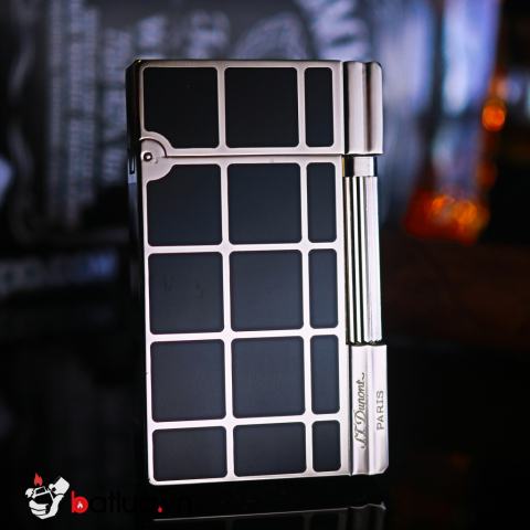 Bật lửa ST Dupont mẫu A321 đen ô vuông
