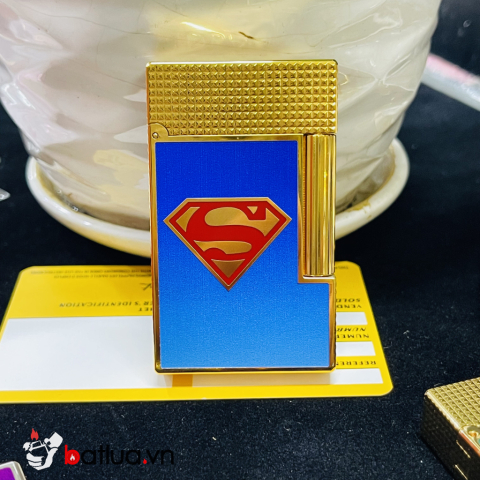 Bật lửa S.T. Dupont Superman Xanh – Vàng Sang Trọng - Biểu tượng bản lĩnh & đẳng cấp quý ông
