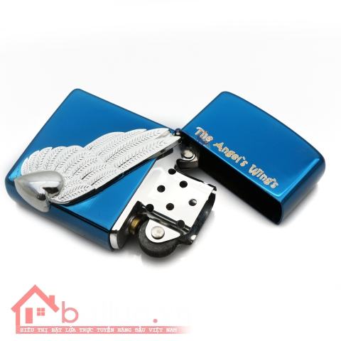 Bật lửa Star kiểu dáng zippo logo nổi đôi cánh thiên thần tinh tế