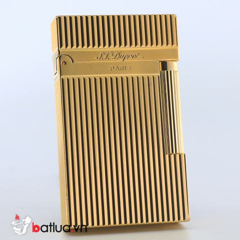 Bật Lửa S.T.Dupont kẻ dọc ánh vàng Mẫu 91