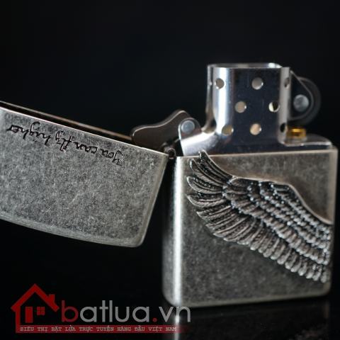 Bật lửa zippo Angel Wings chính hãng , Xuất dành cho thị trường nhật bản