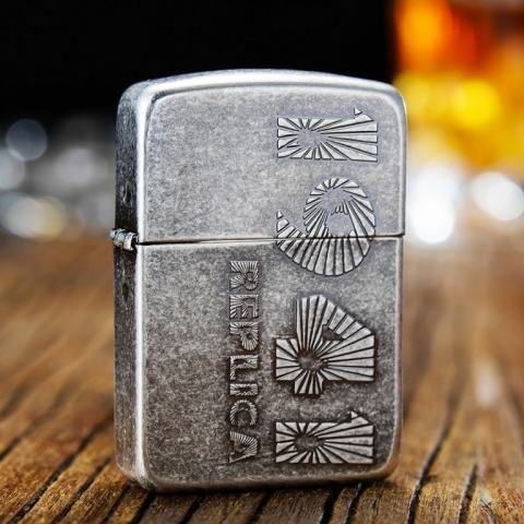 Bật lửa Zippo bạc cổ phiên bản chiến tranh thế giới thứ II