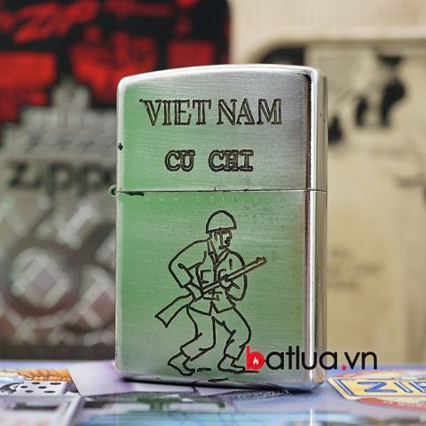 Bật lửa zippo chiến tranh việt nam sản xuất 2017 ( Củ Chi)