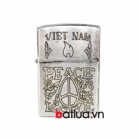 Bật lửa zippo chiến tranh việt nam sản xuất 2017 (PEACE)