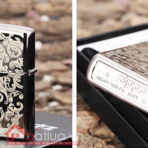 Bật lửa Zippo chính hãng 150 in hoa văn