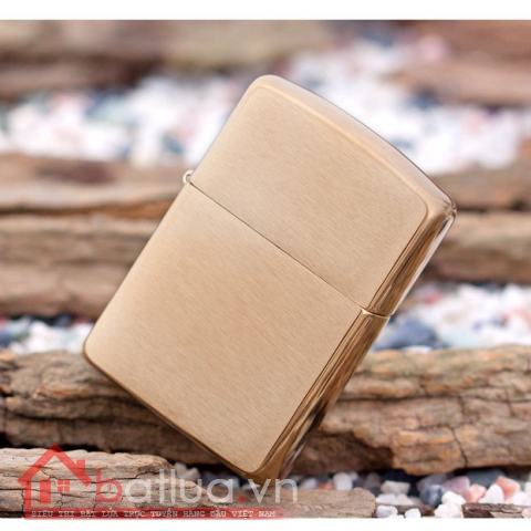 Bật lửa Zippo chính hãng 168 vàng xước Amor