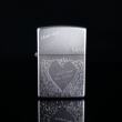 Bật lửa Zippo chính hãng 205 Bạc khắc I Love You