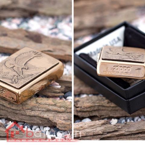 Bật lửa Zippo chính hãng 20854 khắc đại bàng săn mồi