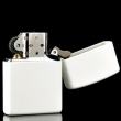 Bật lửa Zippo chính hãng 214 màu sơn trắng in hình cỏ 4 lá