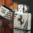 Bật lửa Zippo chĩnh hãng bạc cổ khắc Ferrari